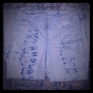 Calvin Klein denim tie dye jeans